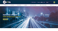 Desktop Screenshot of patel-india.com